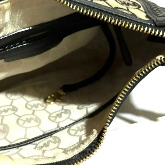 Michael kors MK signature print canvas shoulder handbag - Picture 8 of 11